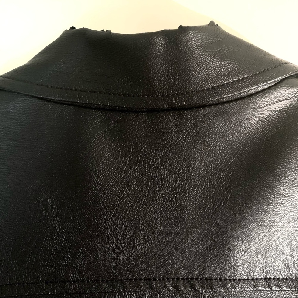 Fashion Nova · Studded Grommet Motorcycle Biker Jacket - Guinness Moto Jacket - Picture 10 of 13